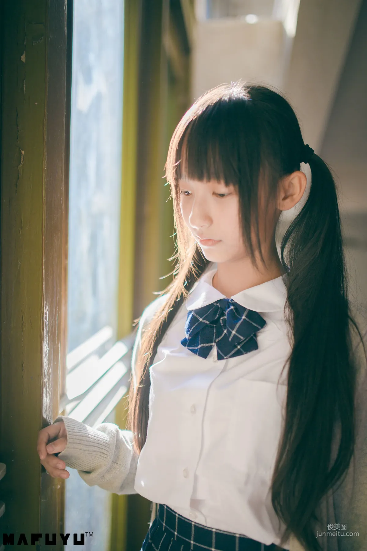 Shenle Banzhen Dong, Sunny School Uniform Series [COSPLAY Beauty] Photo Set photo 13