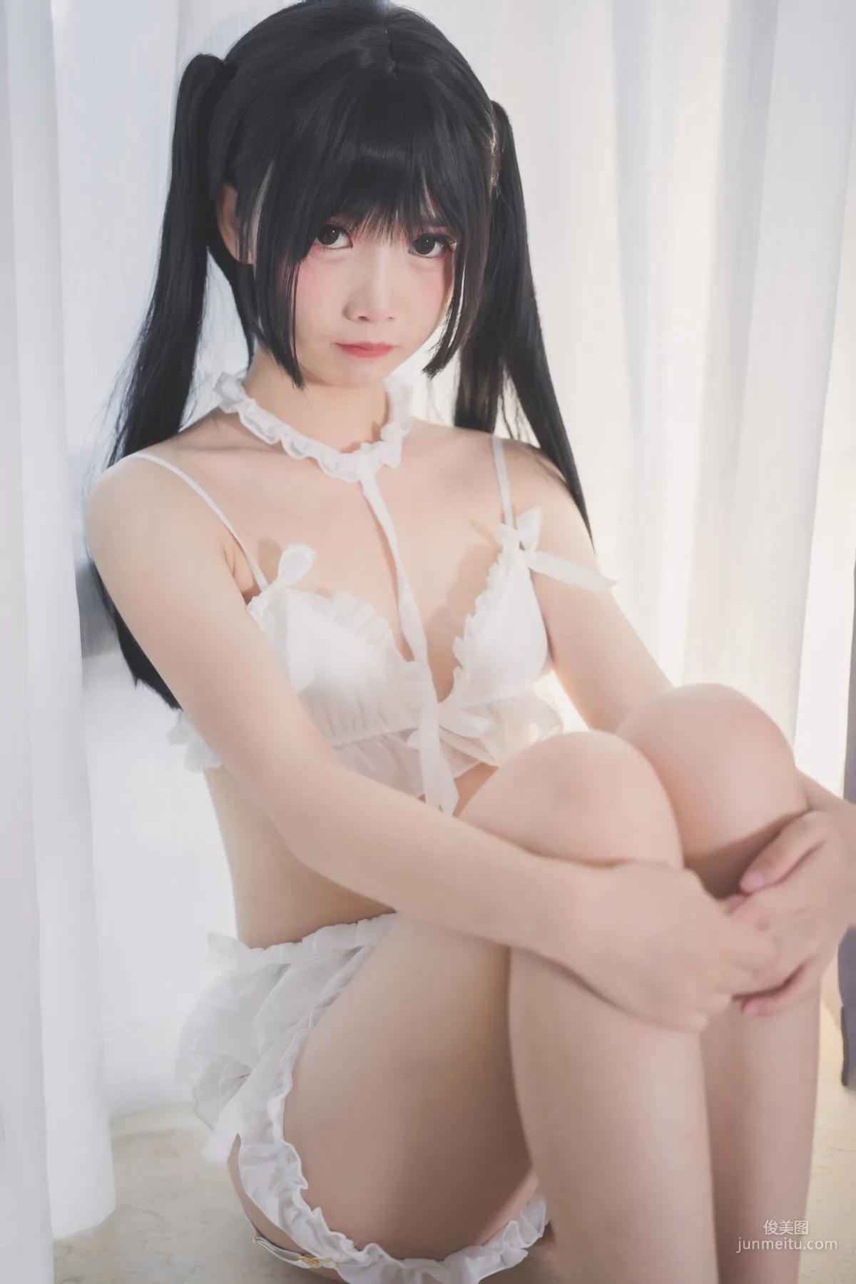 Mianbing Xianer Girl in the Brain White Underwear [Cosplay Collection] Photo Set photo 6