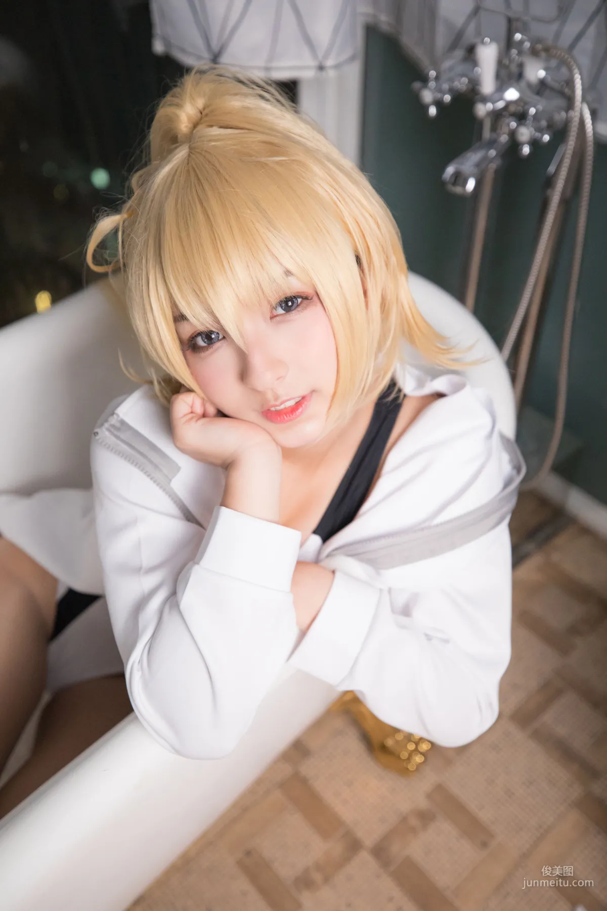 Kagurazaka Mafuyu Jeanne Swimsuit [Cosplay Girl] Photo Set photo 69