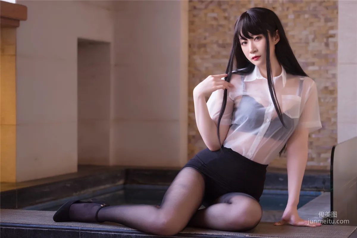 COSER Baiyin 81 & Yao Yaole, Sisters Silk Seduction [Cosplay Bonus] Photo Set photo 96