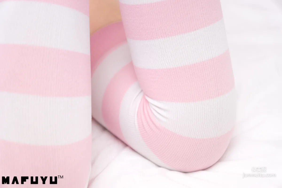 Shenle Banzhen Dong, Pink and White Stripes Series [Cosplay Collection] Photo Set photo 51