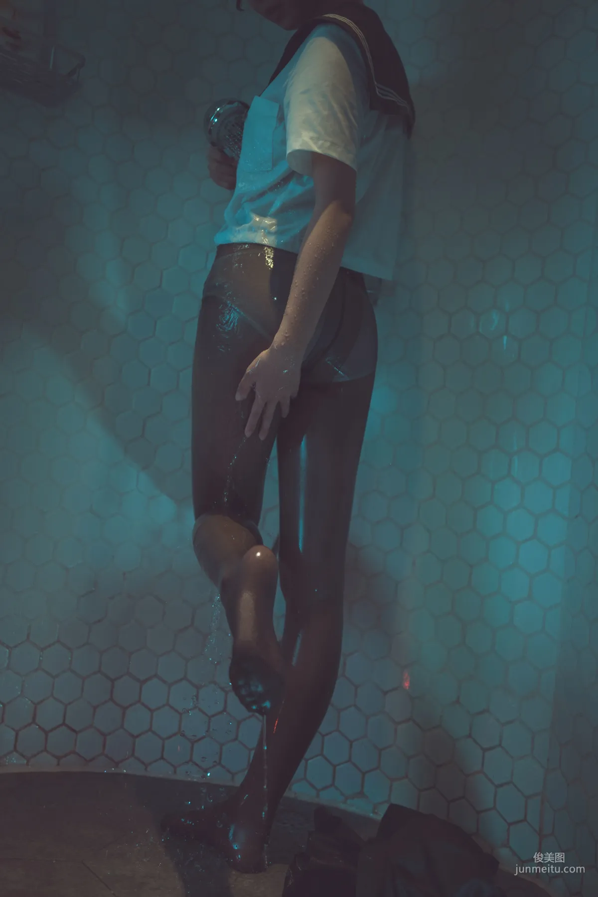 Mianbing Xianer, Girl in the Mind, Bathtub Black Stockings [Web Idols] Photo Set photo 21