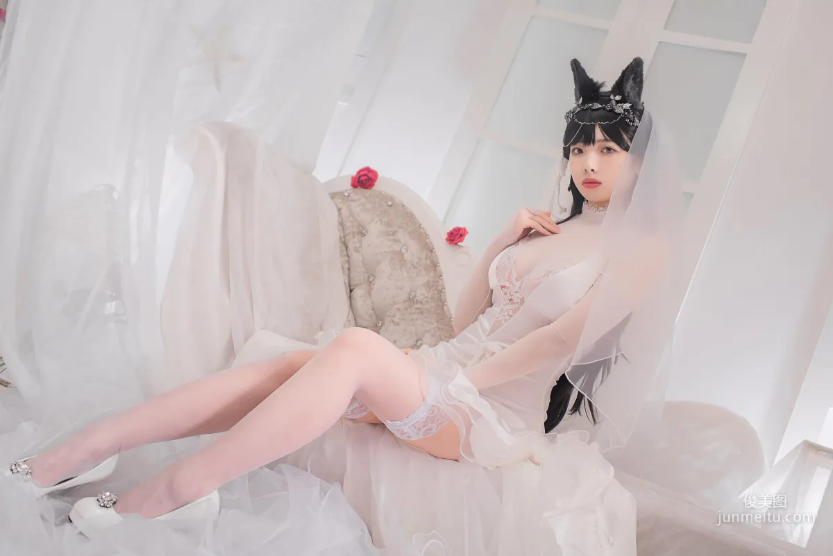 Wenmei Bujiang Daoli, Atago Bride [COSPLAY Web Idols] Photo Set photo 4