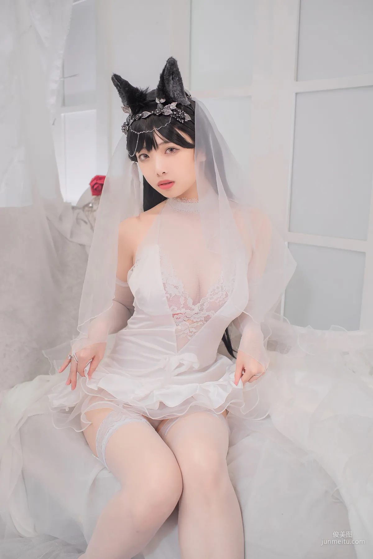 Wenmei Bujiang Daoli, Atago Bride [COSPLAY Web Idols] Photo Set photo 19