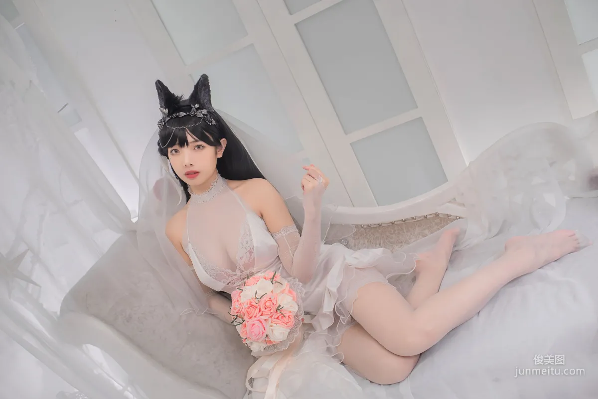 Wenmei Bujiang Daoli, Atago Bride [COSPLAY Web Idols] Photo Set photo 10
