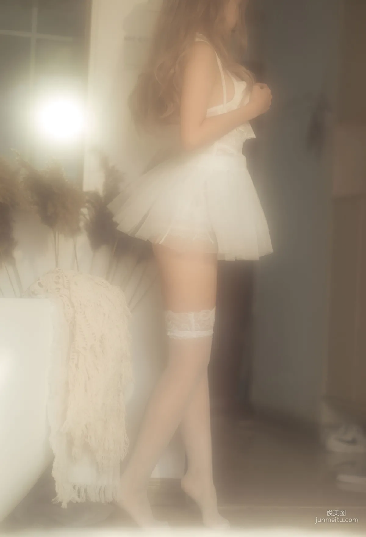 COSER Mianbing Xianer, Retro Lingerie Set [Cosplay] Photo Set photo 5