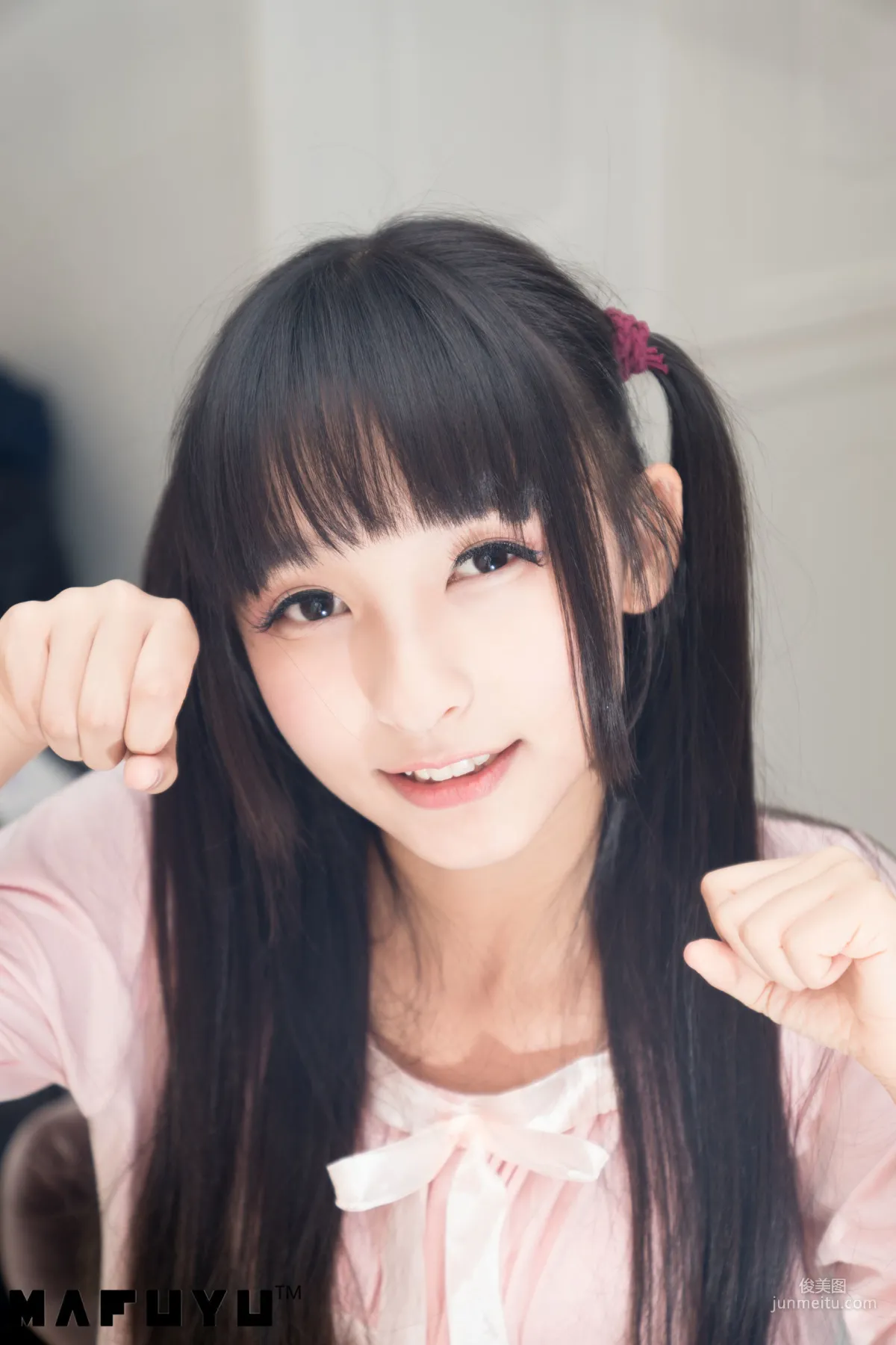 Shenle Banzhen Dong, Pink and White Stripes Series [Cosplay Collection] Photo Set photo 7