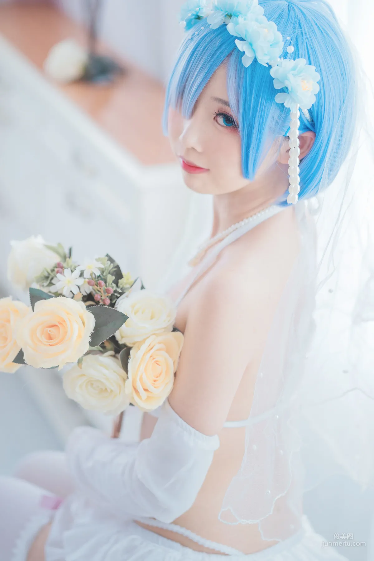 面饼仙儿《花嫁蕾姆》 [福利COSPLAY] 写真集11