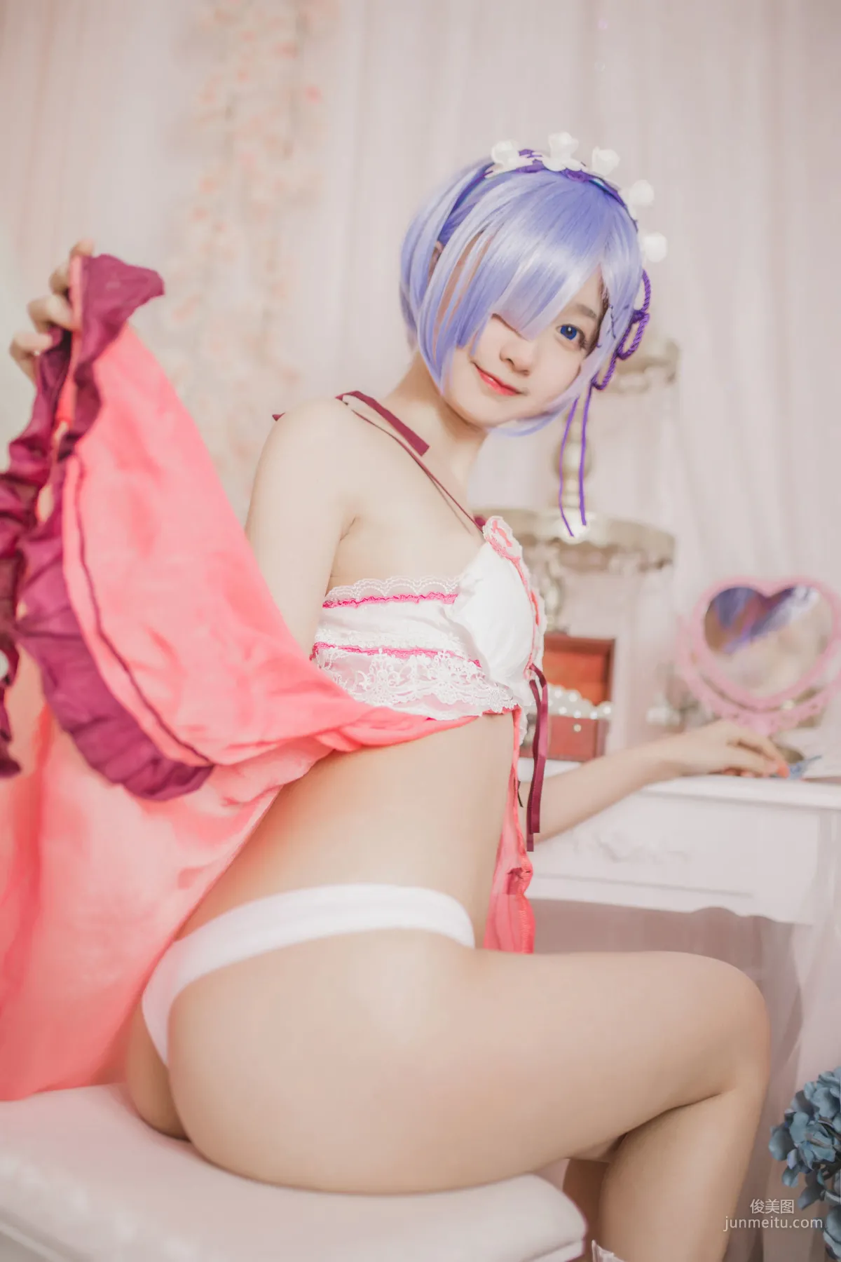 Mu Mianmian OwO Rem Pajamas [COSER Beauty] Photo Set photo 7
