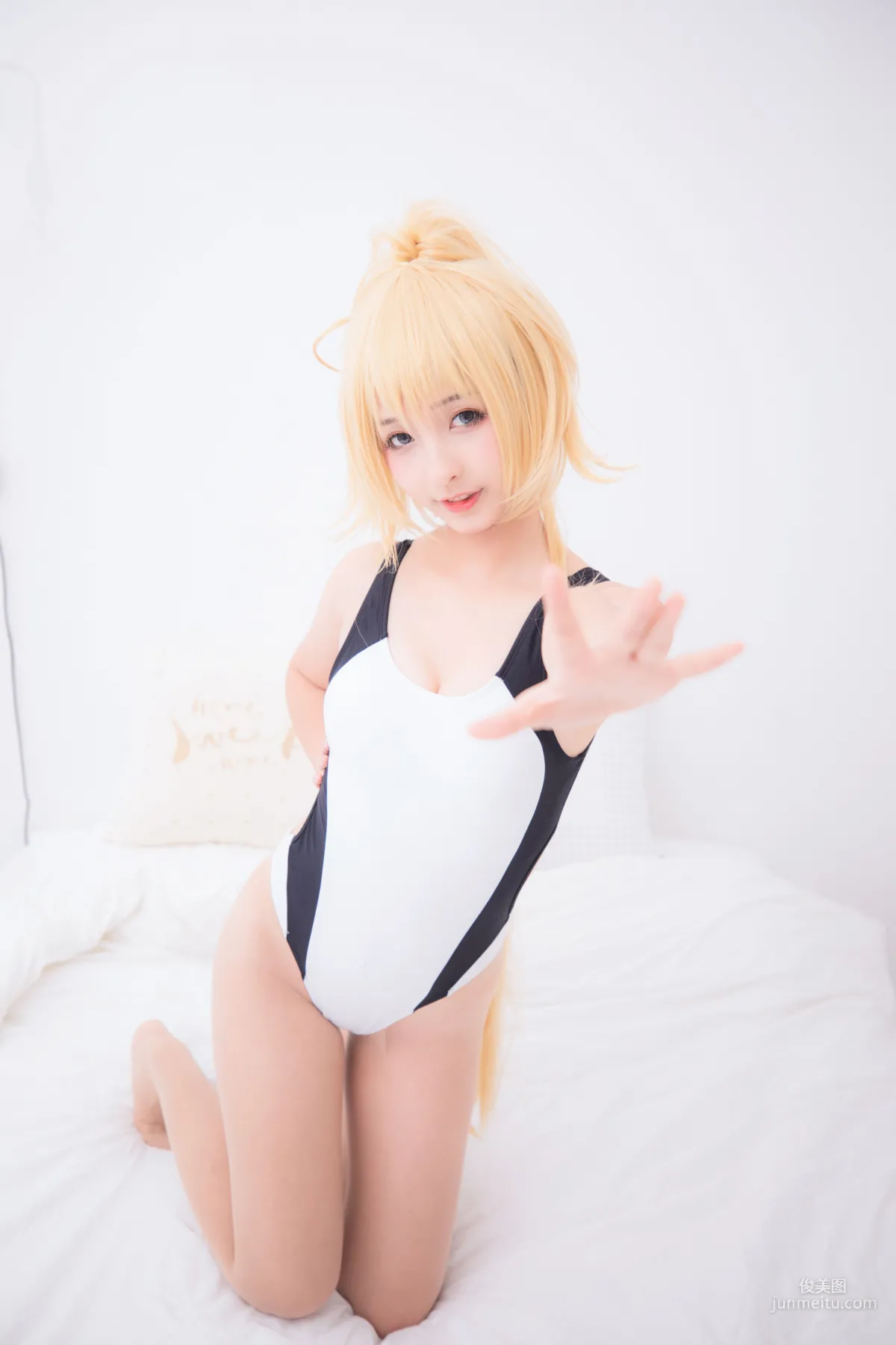 Kagurazaka Mafuyu Jeanne Swimsuit [Cosplay Girl] Photo Set photo 37