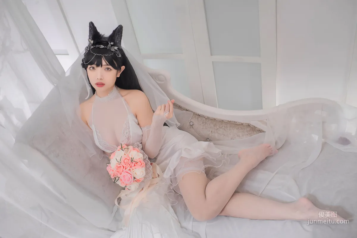 Wenmei Bujiang Daoli, Atago Bride [COSPLAY Web Idols] Photo Set photo 11