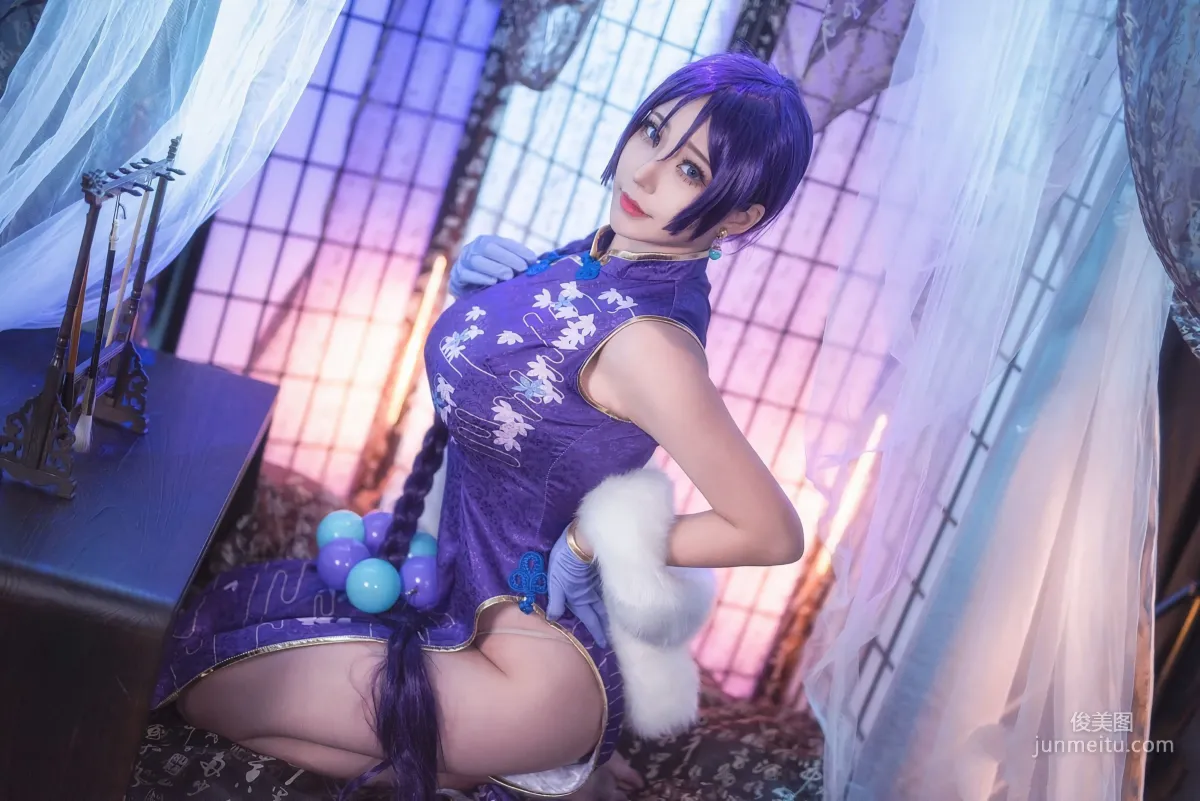 Mengmei Junye tako, FGO Nai Guang Cheongsam [COSPLAY Fan Benefits] Photo Set photo 12