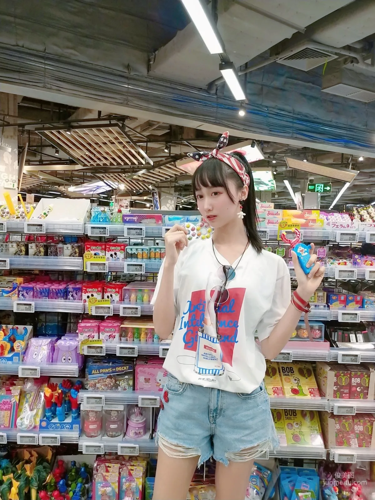 Mu Mianmian OwO《Intelligent Girlfriend T-Shirt》 [COSER Beauty] Photo Set photo 17