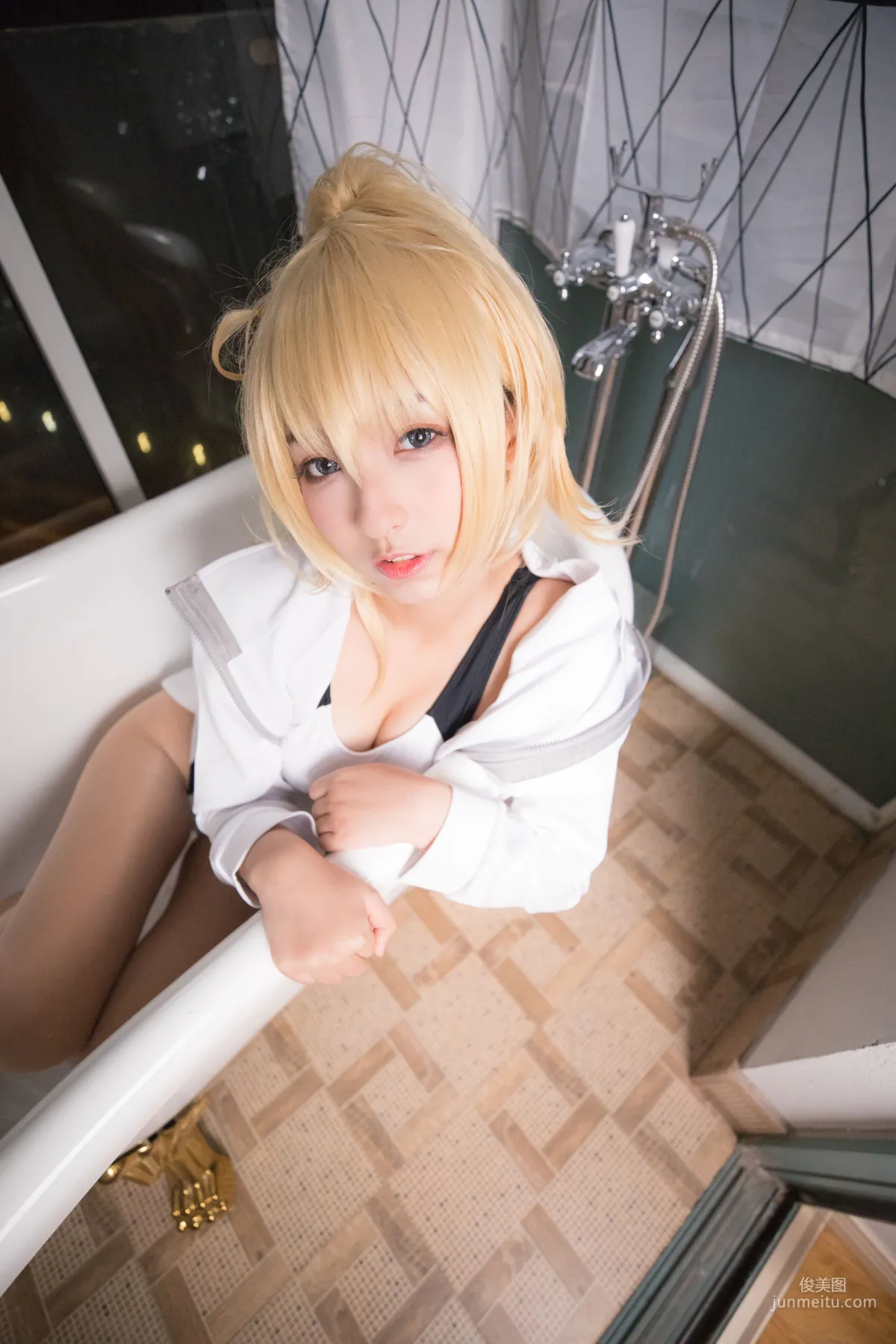 Kagurazaka Mafuyu Jeanne Swimsuit [Cosplay Girl] Photo Set photo 71
