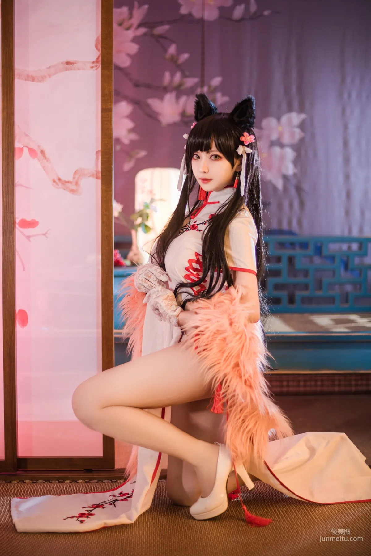 Shika Xiao Lulu, Atago Qipao [Cosplay] Photo Set photo 16
