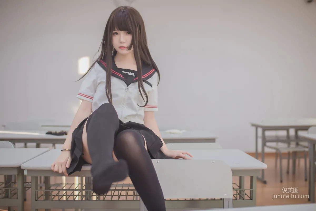 Yoko宅夏Cos《黑絲JK》 [COSPLAY美女] 寫真集 27