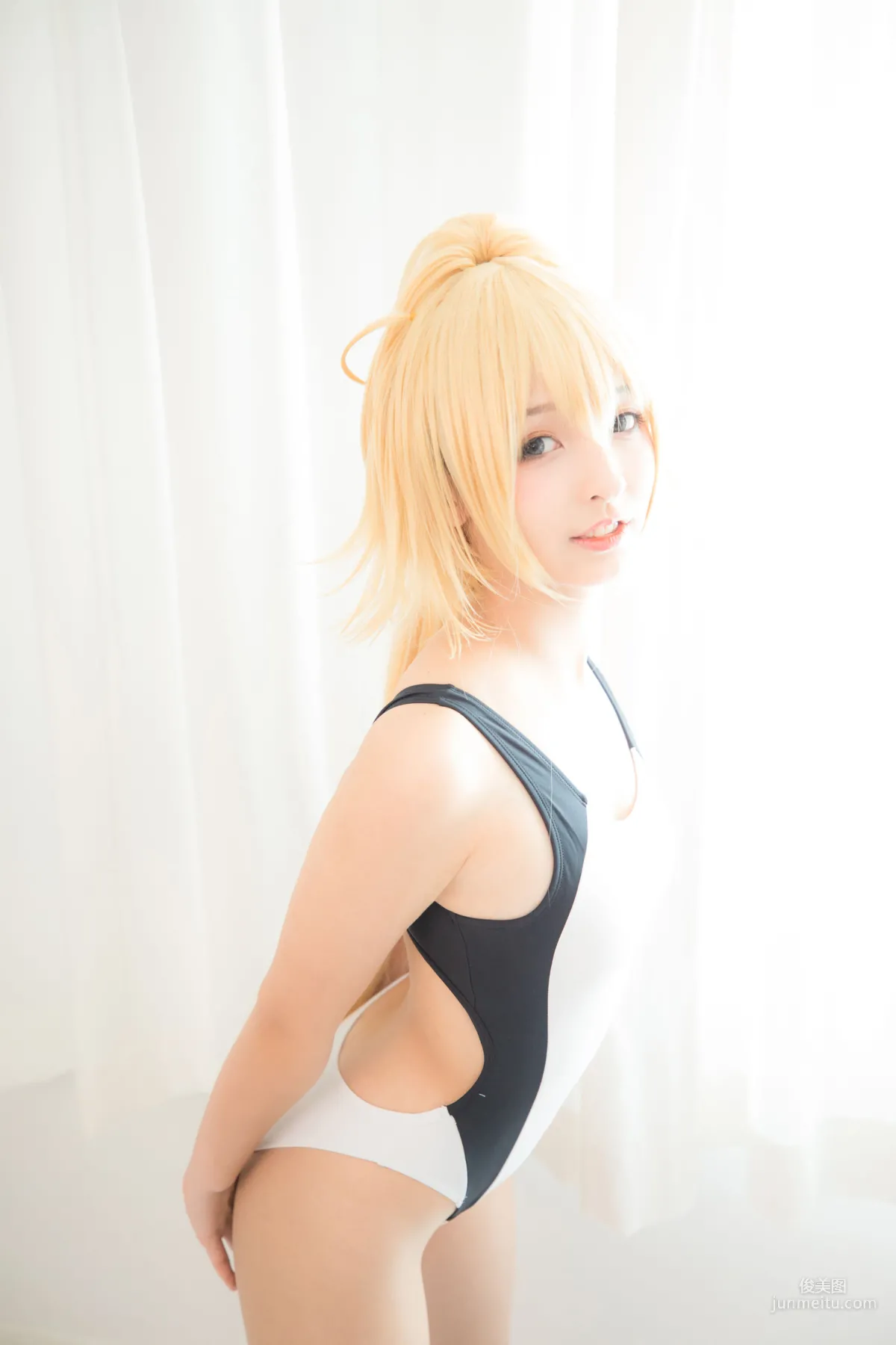 Kagurazaka Mafuyu Jeanne Swimsuit [Cosplay Girl] Photo Set photo 15