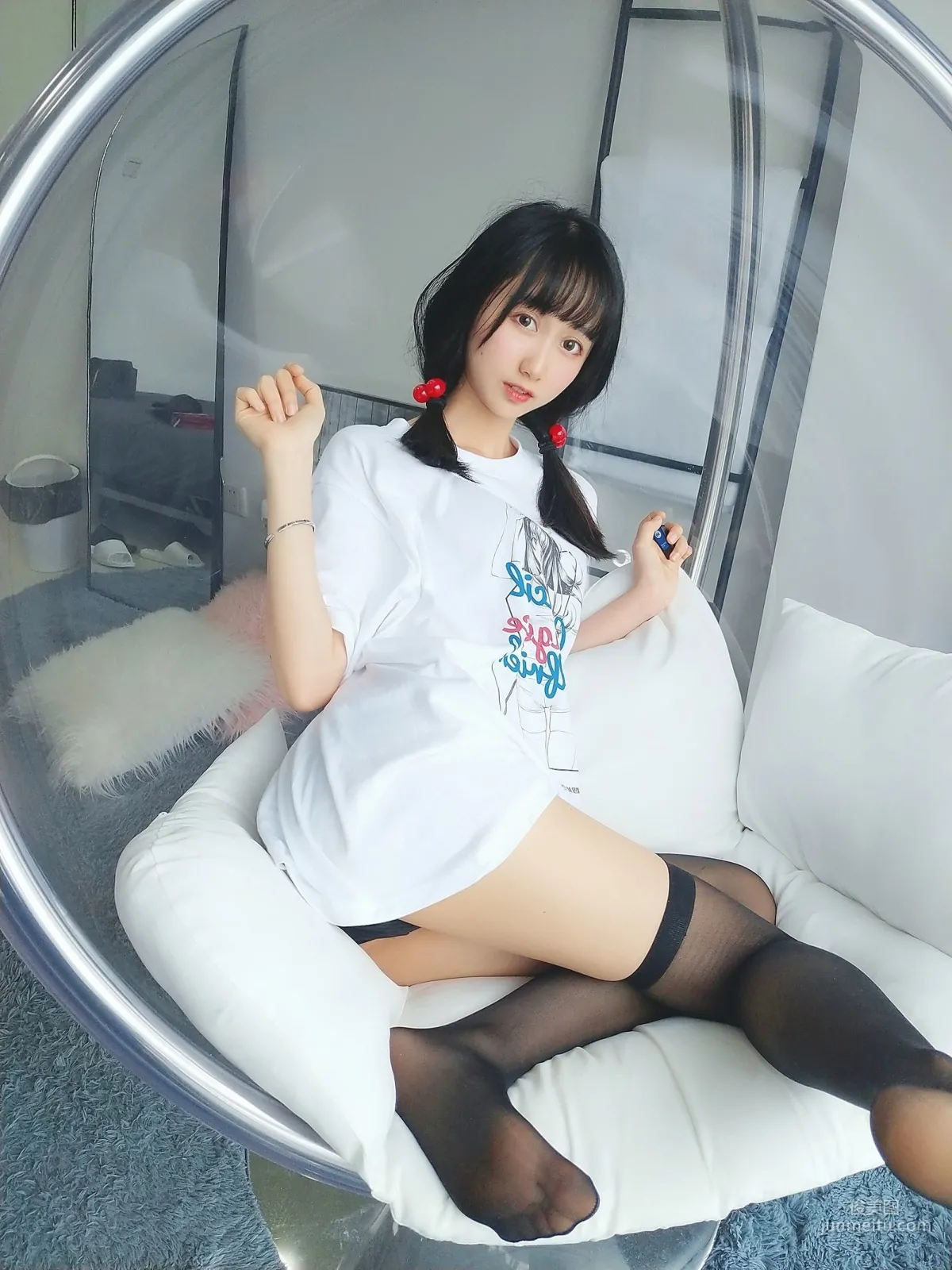 Mu Mianmian OwO《Intelligent Girlfriend T-Shirt》 [COSER Beauty] Photo Set photo 5