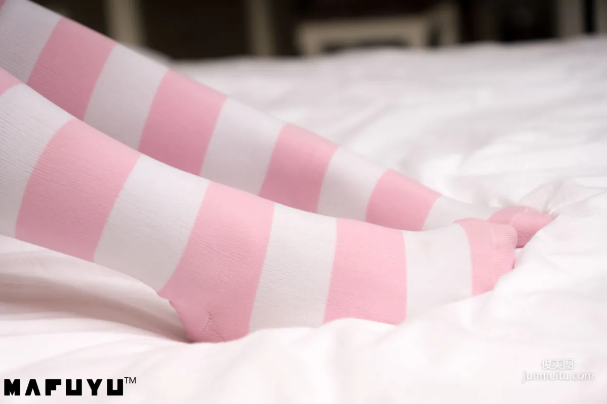 Shenle Banzhen Dong, Pink and White Stripes Series [Cosplay Collection] Photo Set photo 91