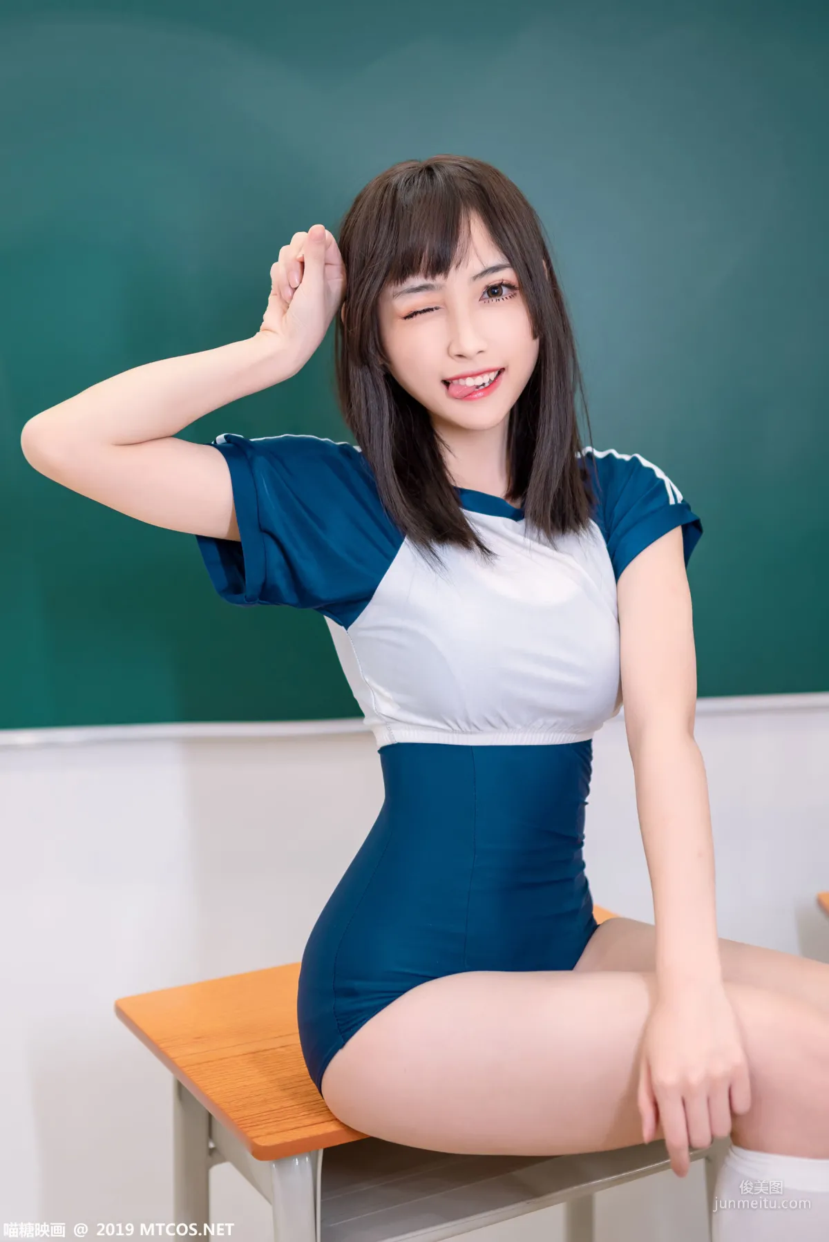 《蓝白死库水少女》 [喵糖映画] VOL.016 写真集9