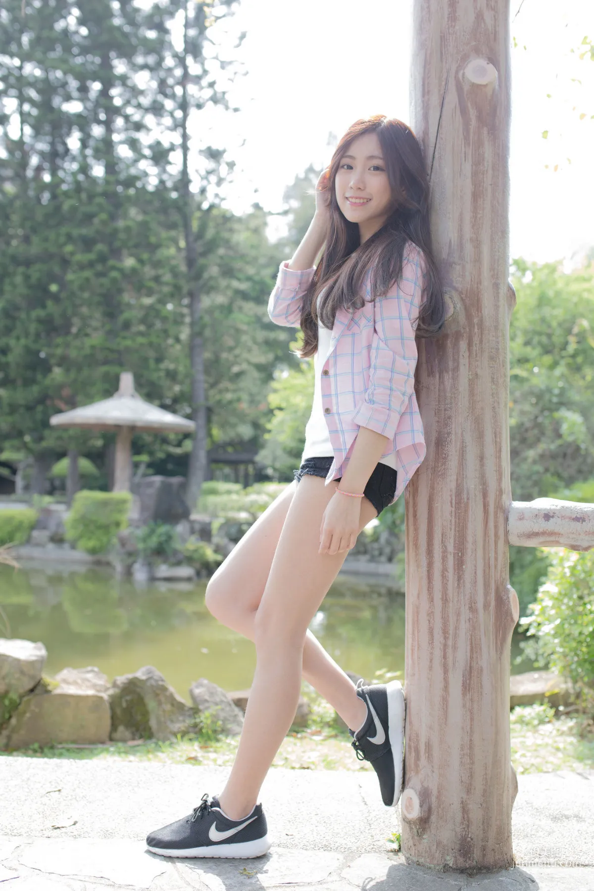Zhang Chushan, Taipei Zhongshan Station McDonald's, School Beauty Goddess Park Fresh Outdoor Shoot Photo Set photo 6