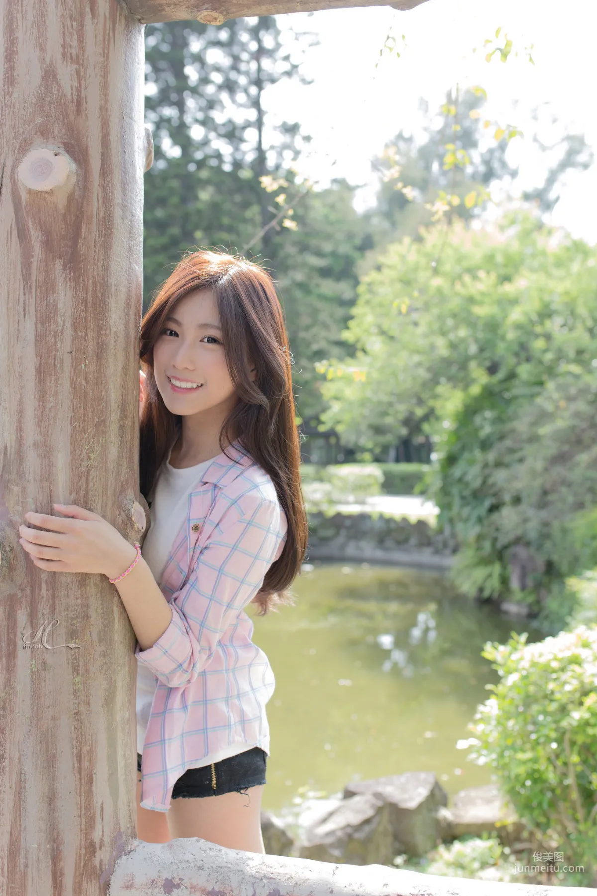 Zhang Chushan, Taipei Zhongshan Station McDonald's, School Beauty Goddess Park Fresh Outdoor Shoot Photo Set photo 3