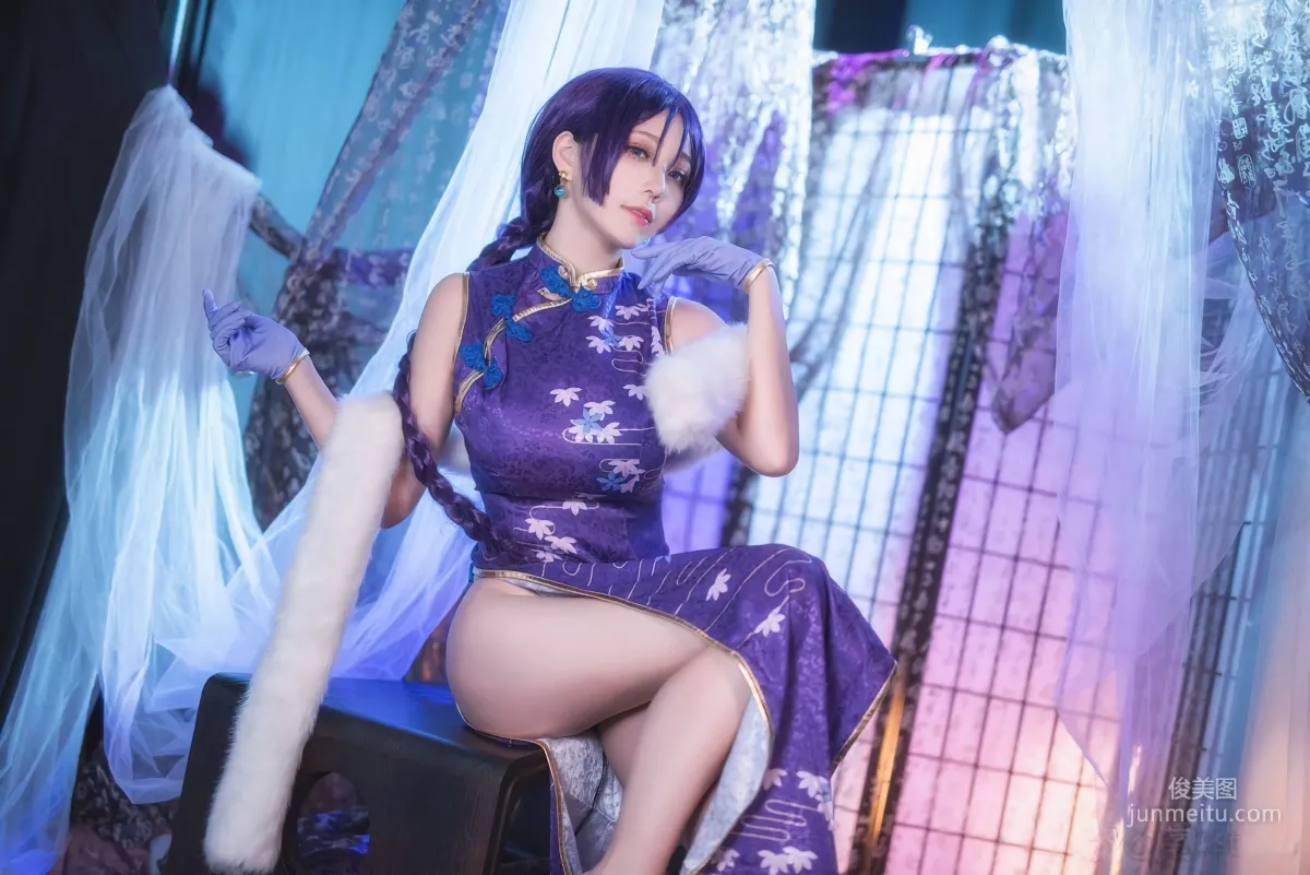 Mengmei Junye tako, FGO Nai Guang Cheongsam [COSPLAY Fan Benefits] Photo Set photo 6