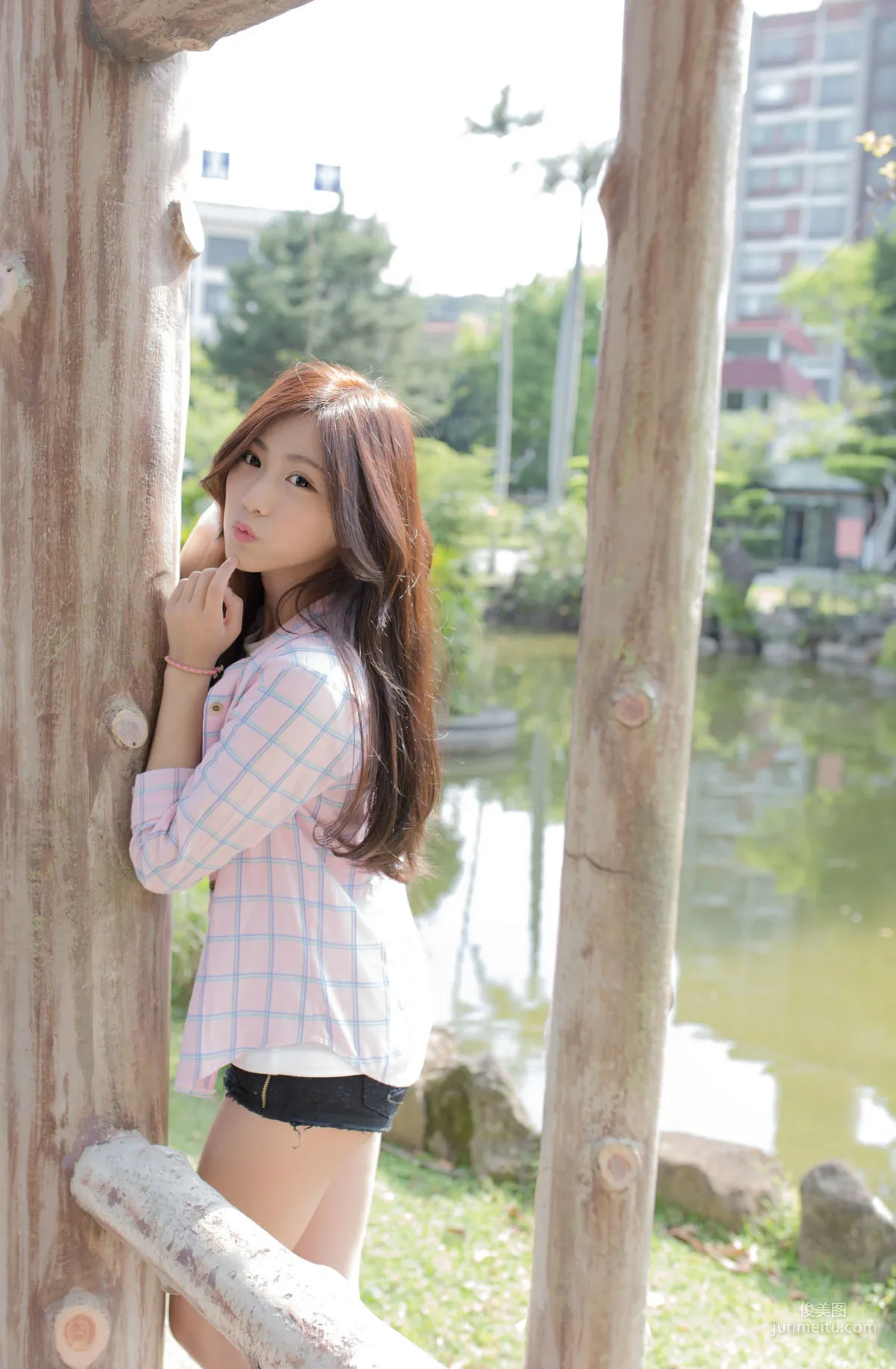 Zhang Chushan, Taipei Zhongshan Station McDonald's, School Beauty Goddess Park Fresh Outdoor Shoot Photo Set photo 18
