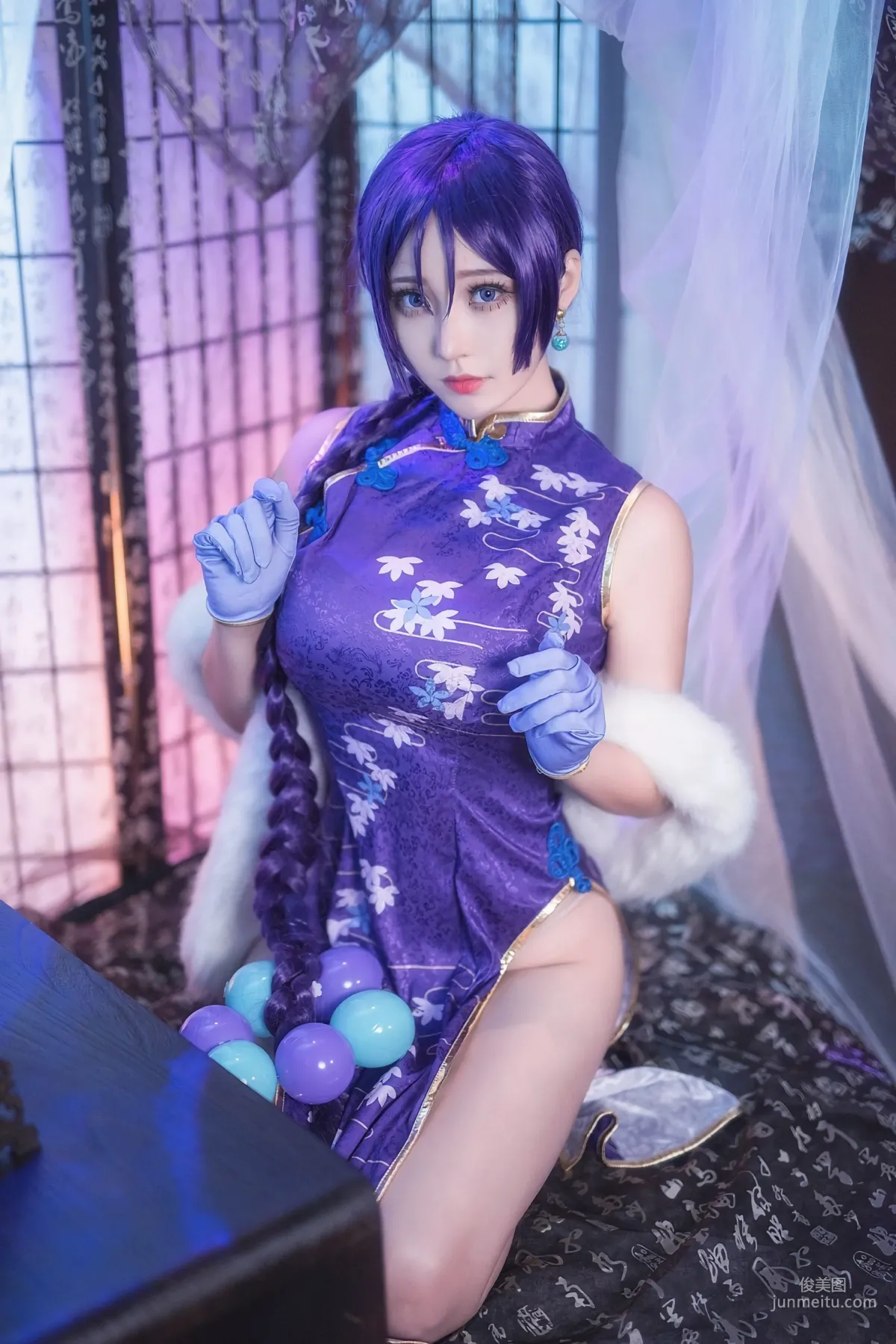Mengmei Junye tako, FGO Nai Guang Cheongsam [COSPLAY Fan Benefits] Photo Set photo 14
