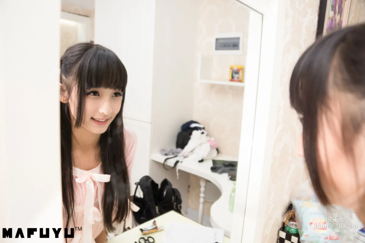 Shenle Banzhen Dong, Pink and White Stripes Series [Cosplay Collection] Photo Set photo 8