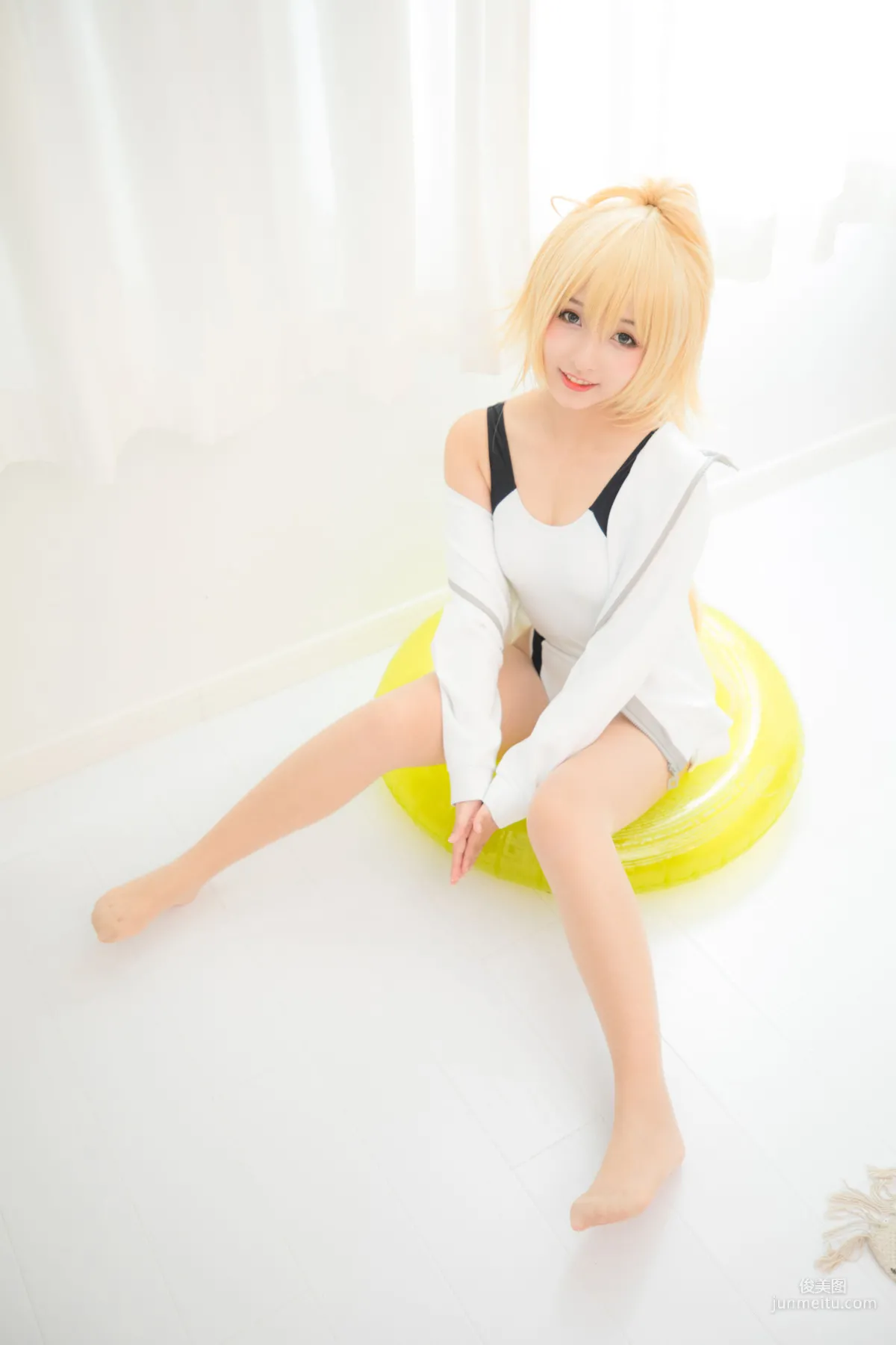Kagurazaka Mafuyu Jeanne Swimsuit [Cosplay Girl] Photo Set photo 9