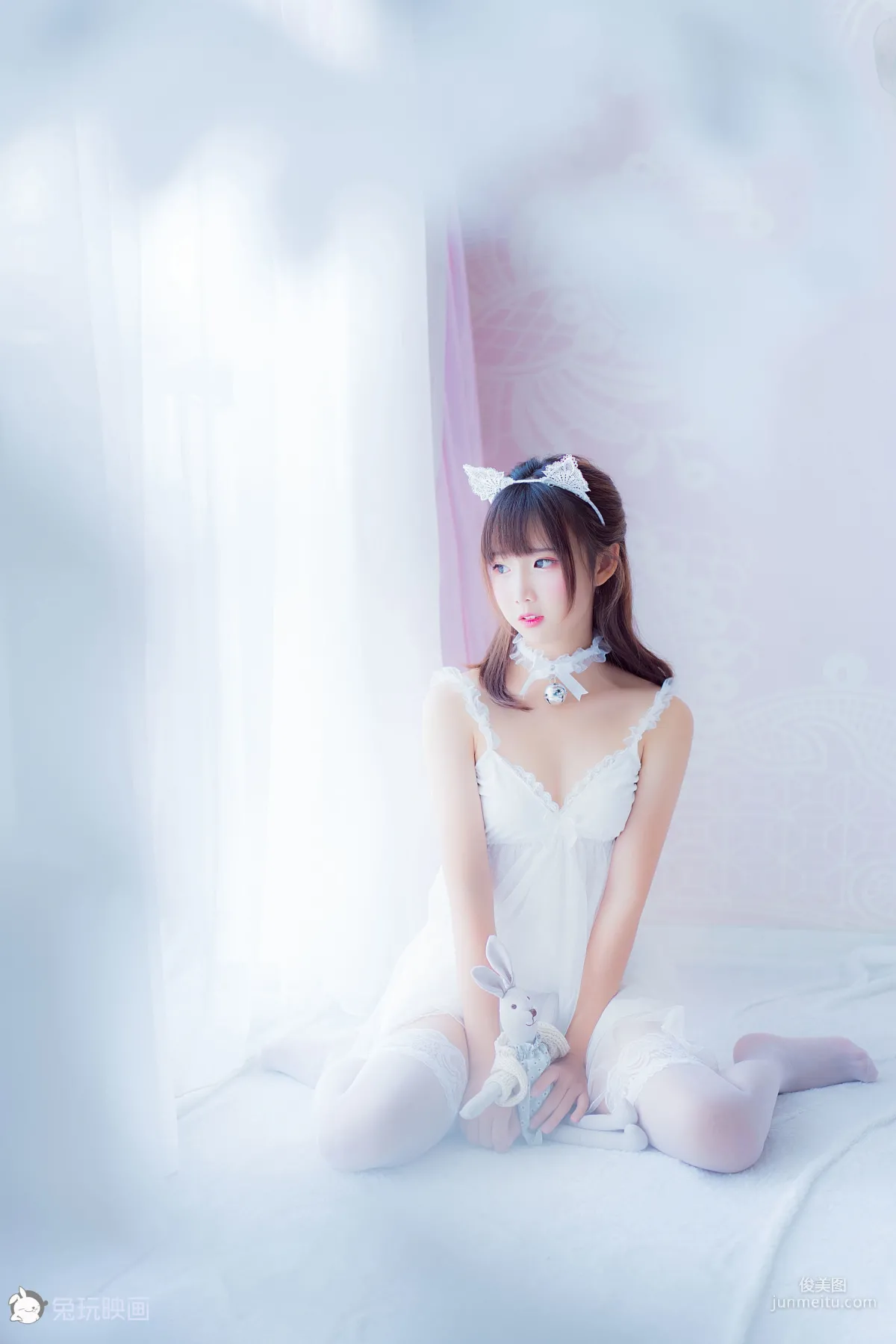 面饼仙儿《吊带睡衣》 [福利COSPLAY] 写真集3