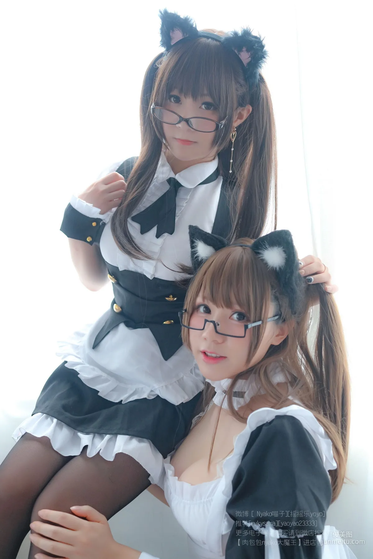 Yao Yaole & Nyako Miaozi Seductive Maid [Cosplay Bonus] Photo Set photo 73