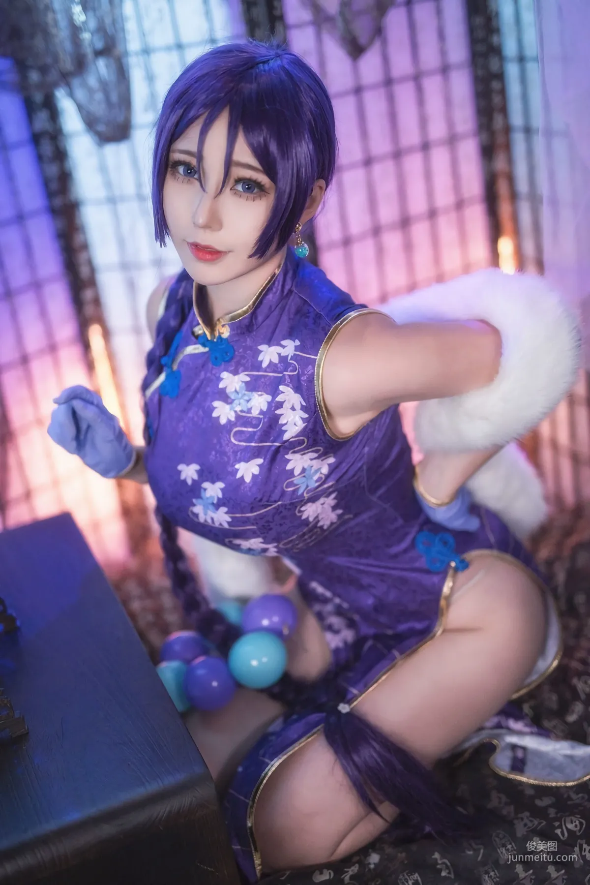 Mengmei Junye tako, FGO Nai Guang Cheongsam [COSPLAY Fan Benefits] Photo Set photo 10