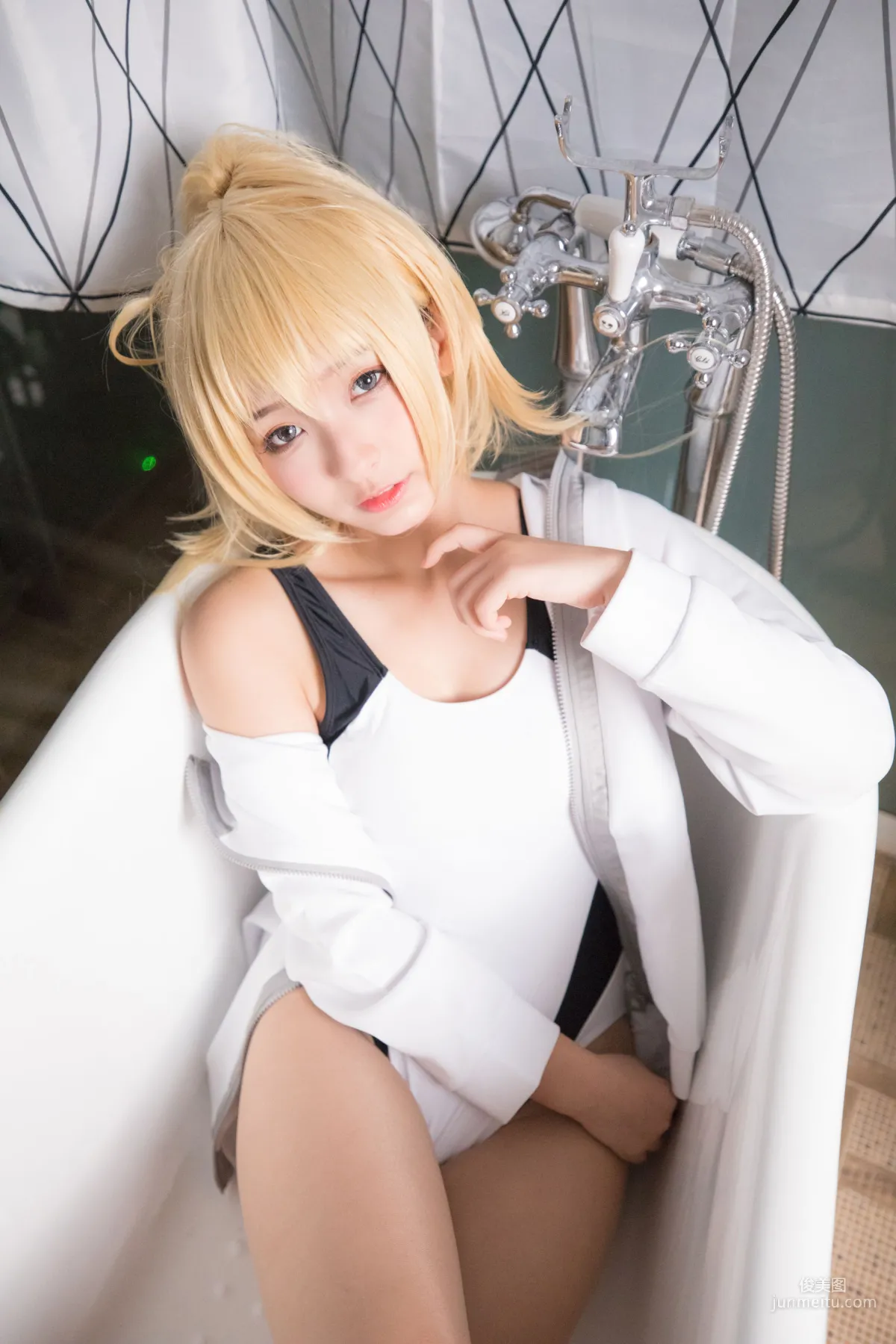 Kagurazaka Mafuyu Jeanne Swimsuit [Cosplay Girl] Photo Set photo 65