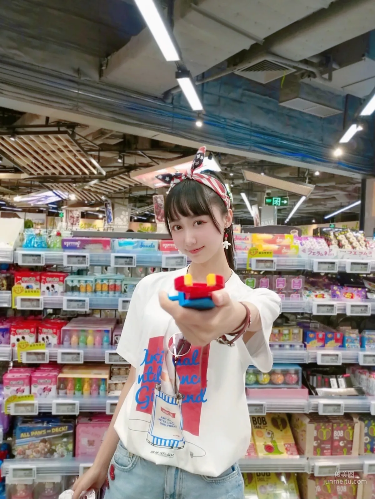 Mu Mianmian OwO《Intelligent Girlfriend T-Shirt》 [COSER Beauty] Photo Set photo 19