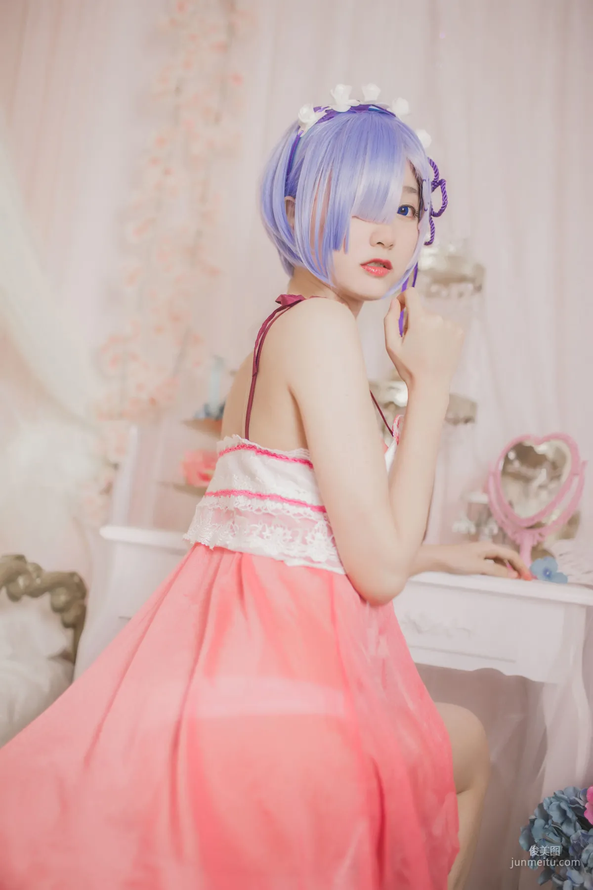 Mu Mianmian OwO Rem Pajamas [COSER Beauty] Photo Set photo 6