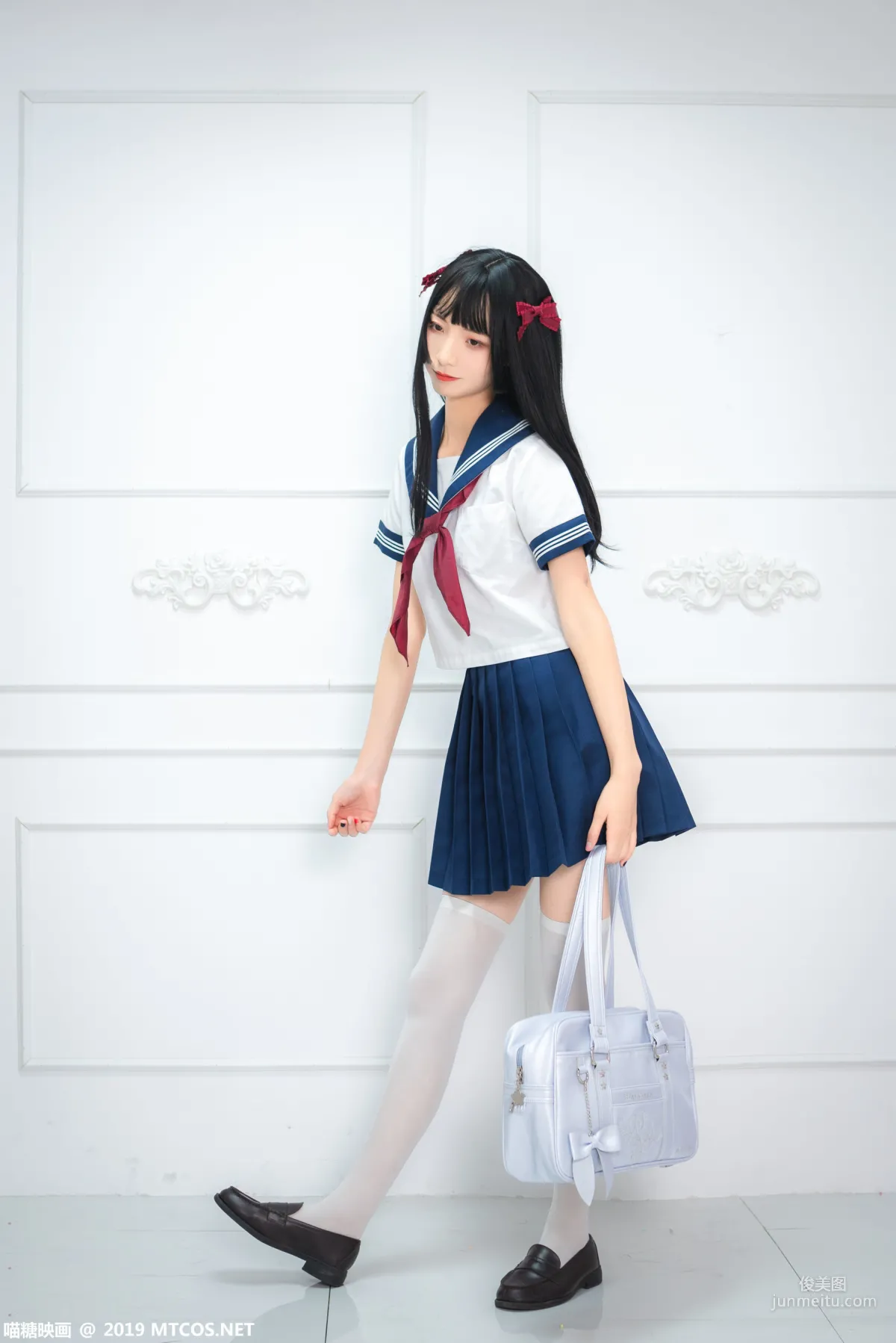 《藍白水手服少女》 [喵糖映畫] VOL.012 寫真集 6