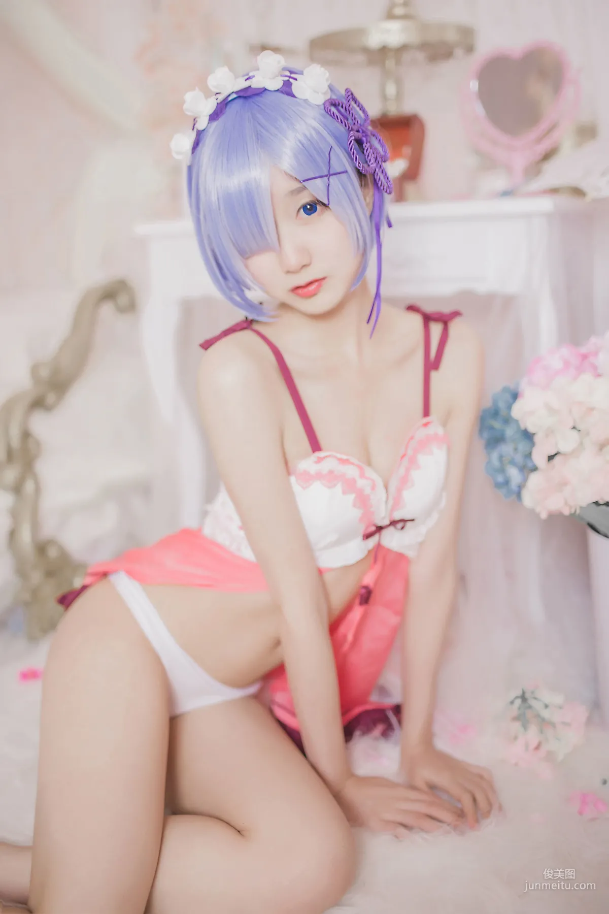 Mu Mianmian OwO Rem Pajamas [COSER Beauty] Photo Set photo 14