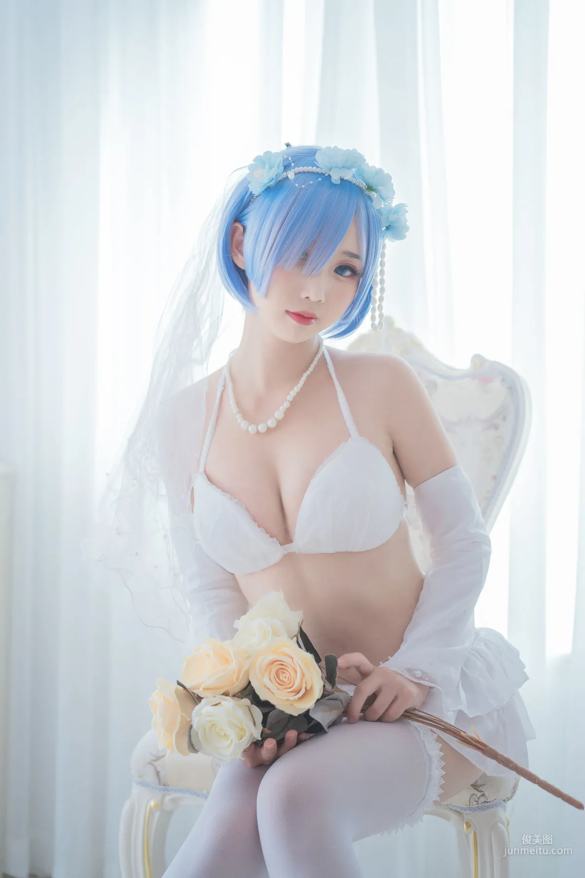 Mianbing Xianer Bride Rem [Cosplay] Photo Set photo 4