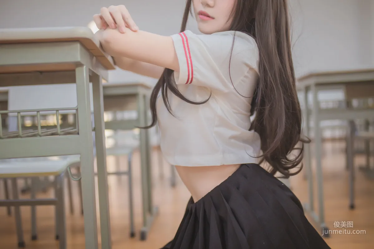 Yoko宅夏Cos《黑絲JK》 [COSPLAY美女] 寫真集 38
