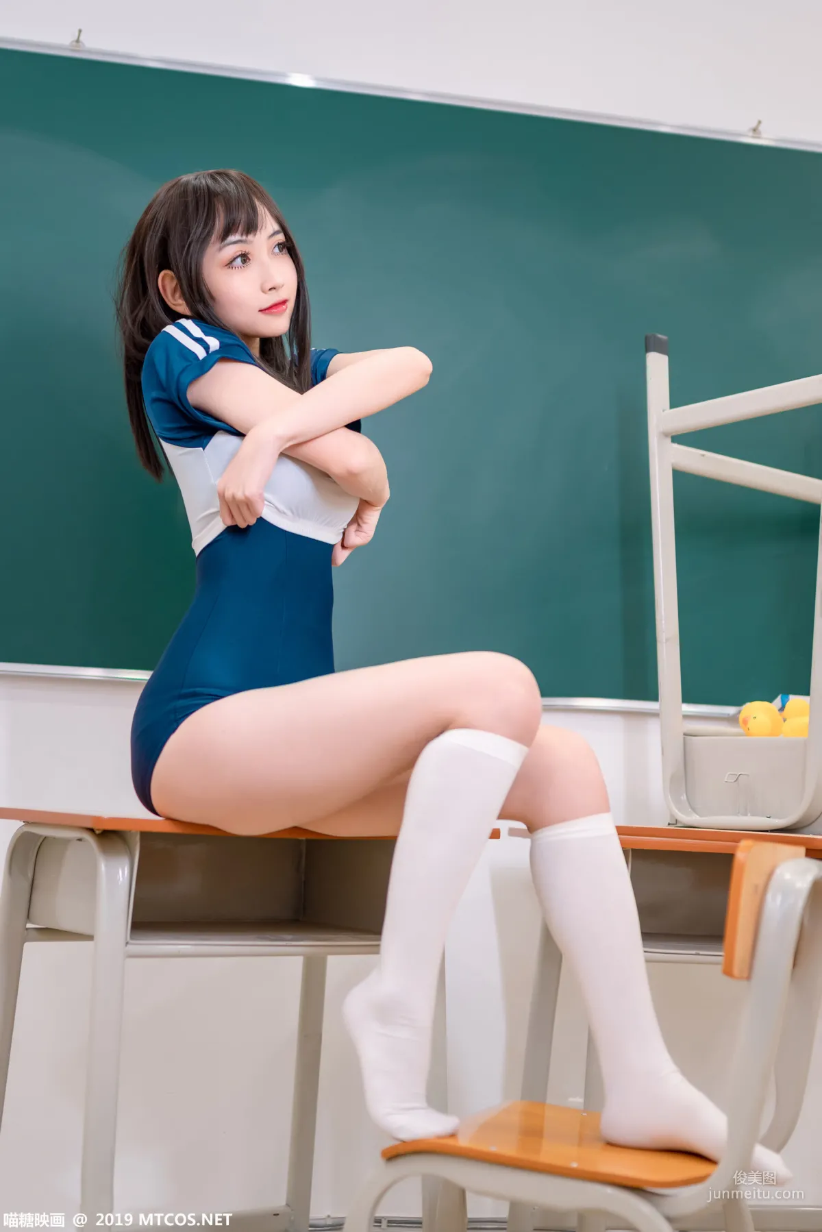 《蓝白死库水少女》 [喵糖映画] VOL.016 写真集8