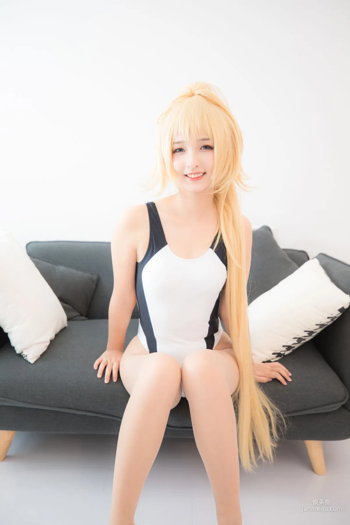 Kagurazaka Mafuyu Jeanne Swimsuit [Cosplay Girl] Photo Set photo 26