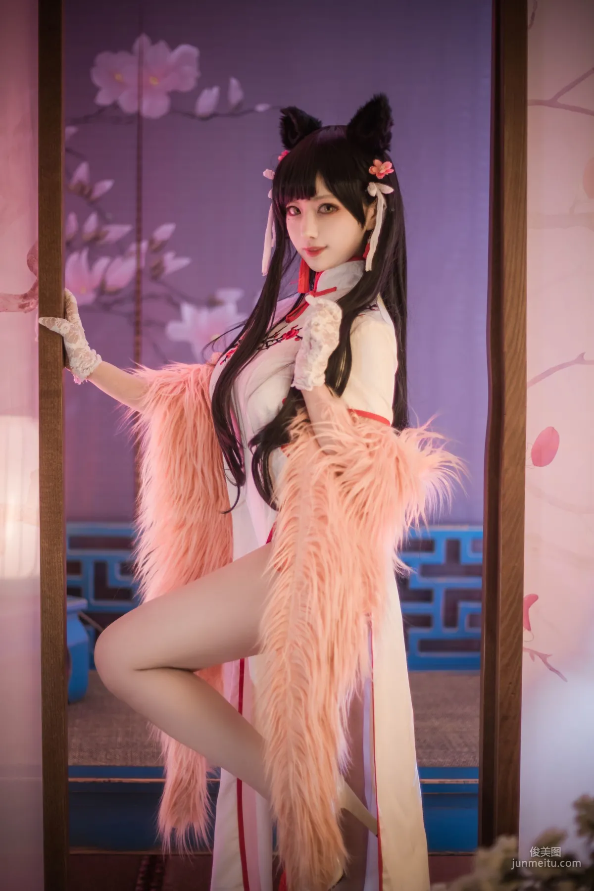 Shika Xiao Lulu, Atago Qipao [Cosplay] Photo Set photo 14