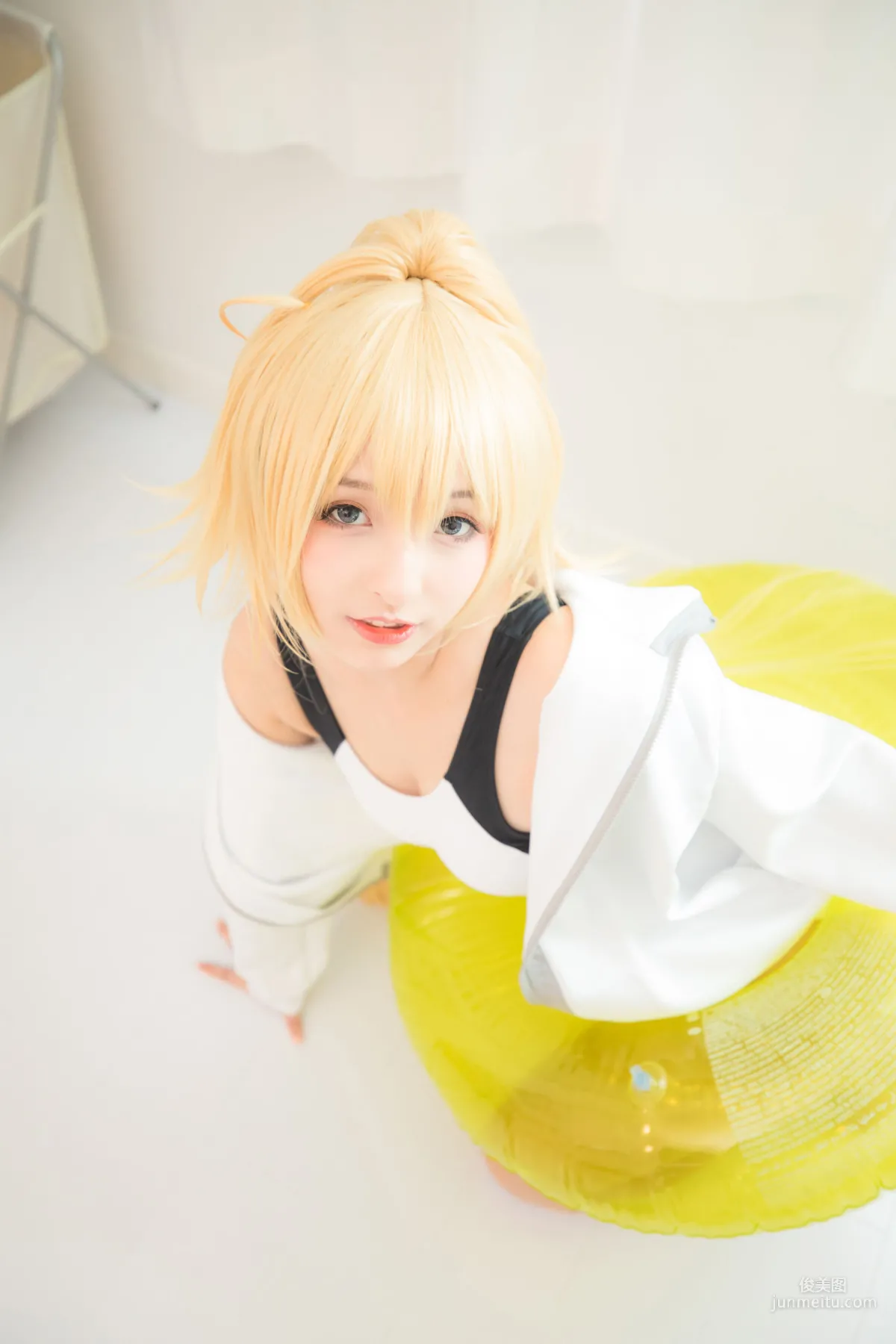 Kagurazaka Mafuyu Jeanne Swimsuit [Cosplay Girl] Photo Set photo 8