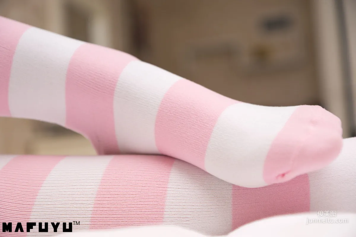 Shenle Banzhen Dong, Pink and White Stripes Series [Cosplay Collection] Photo Set photo 84