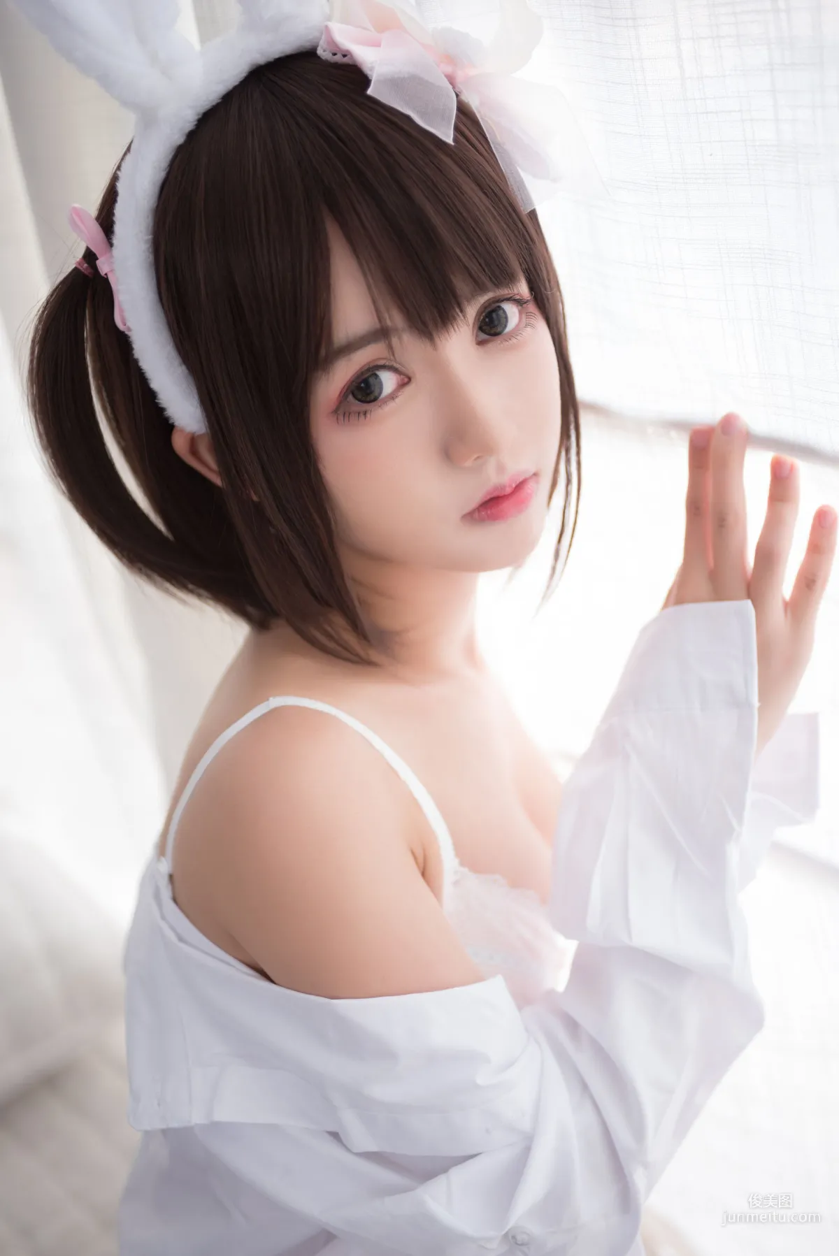 鳗鱼霏儿《兽耳+白色蕾丝情趣》 [COSPLAY美女] 写真集2