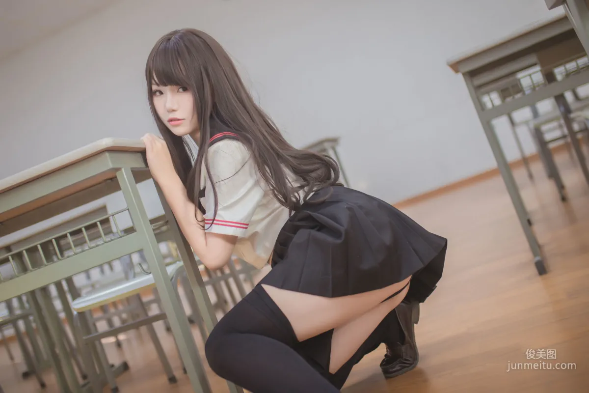 Yoko宅夏Cos《黑絲JK》 [COSPLAY美女] 寫真集 37