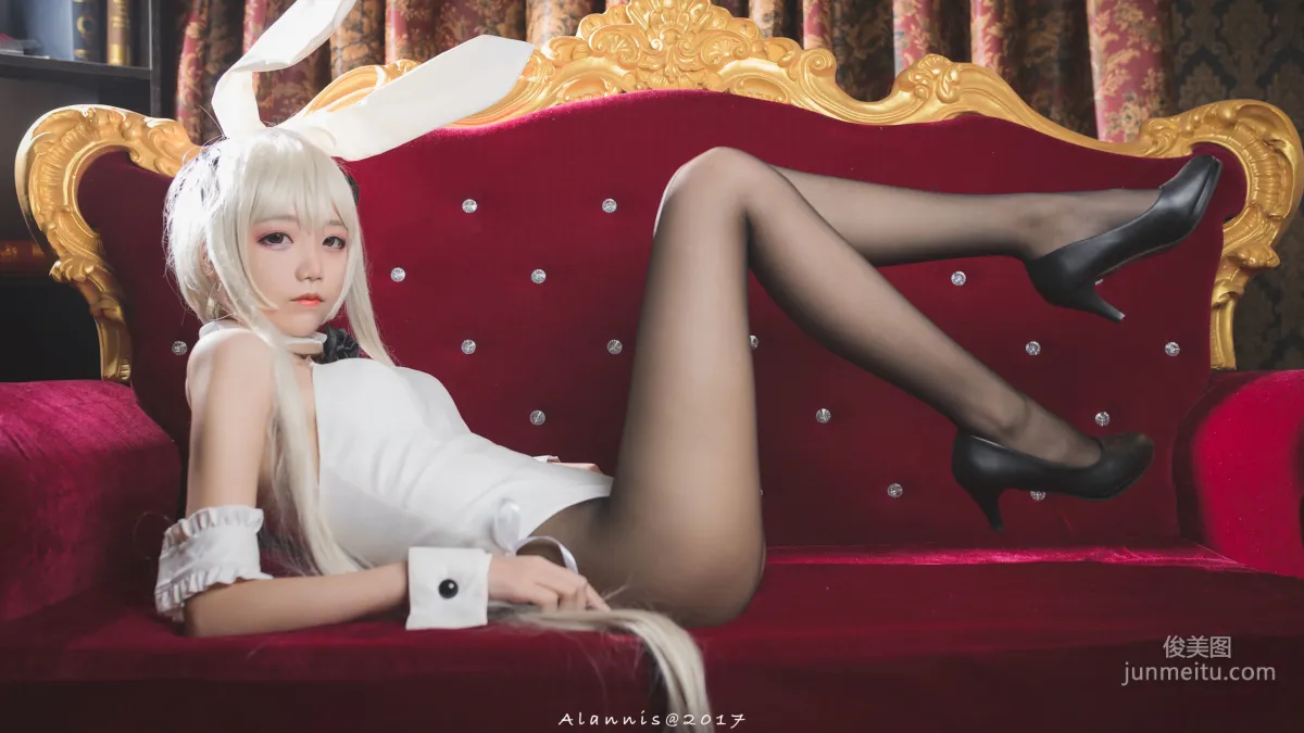 清纯少女五更百鬼《兔女郎+白丝美腿》 [COSPLAY美女] 写真集8