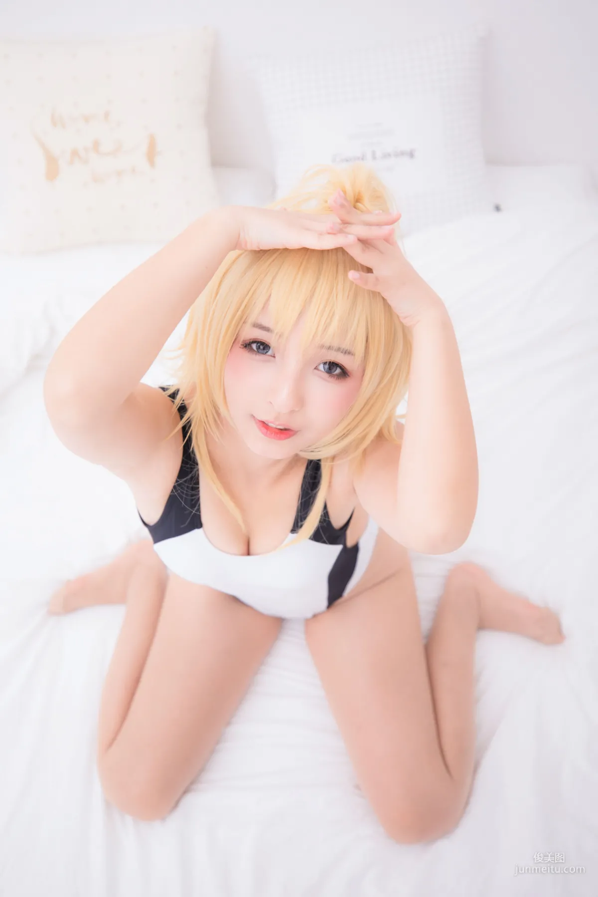 Kagurazaka Mafuyu Jeanne Swimsuit [Cosplay Girl] Photo Set photo 48